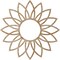 Ekena Millwork Daisy Wood Fretwork Pierced Ceiling Medallion, Red Oak, 18"OD x 6 1/4"ID x 1/4"T CMWP18X18X0250DARO - alternate 4